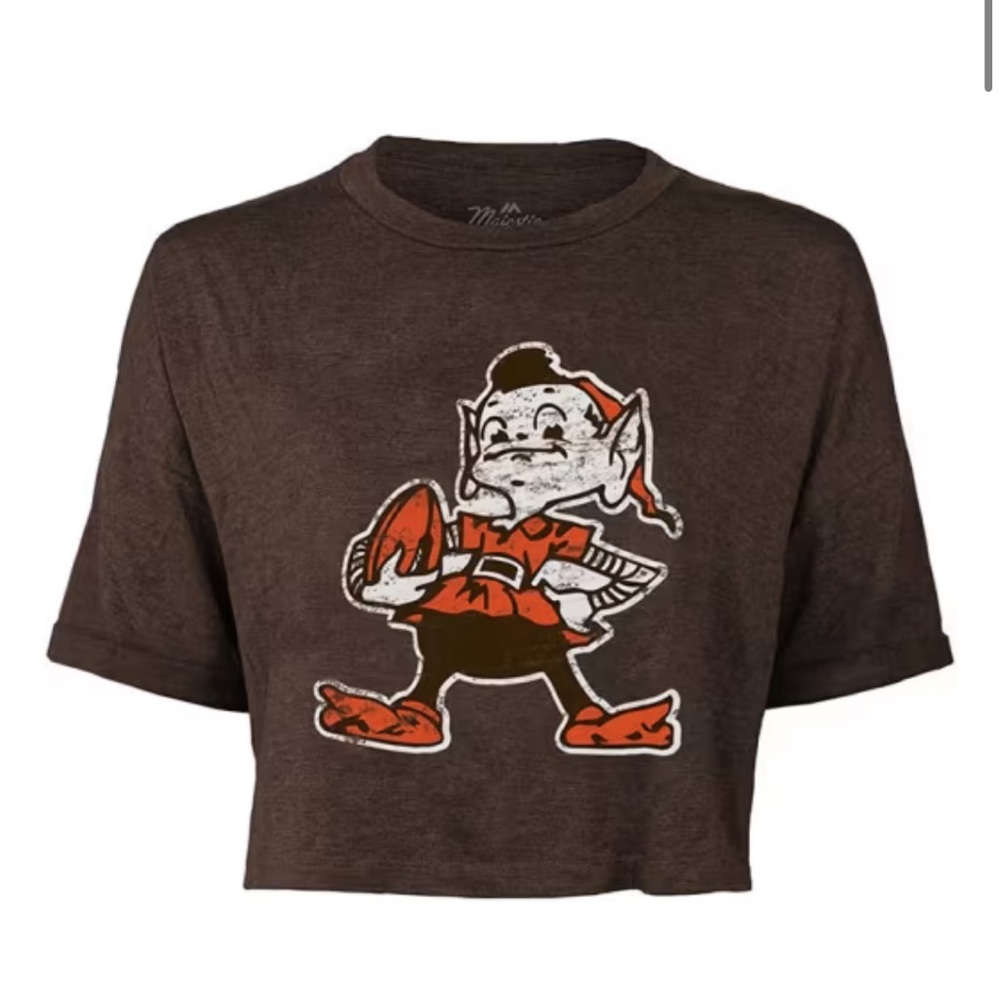 Cleveland Browns crop T-shirt